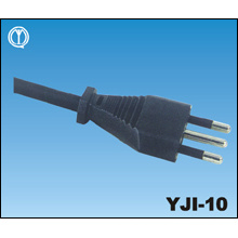 Italian plug IMQ approval power cord italy power cable 3 pin socket